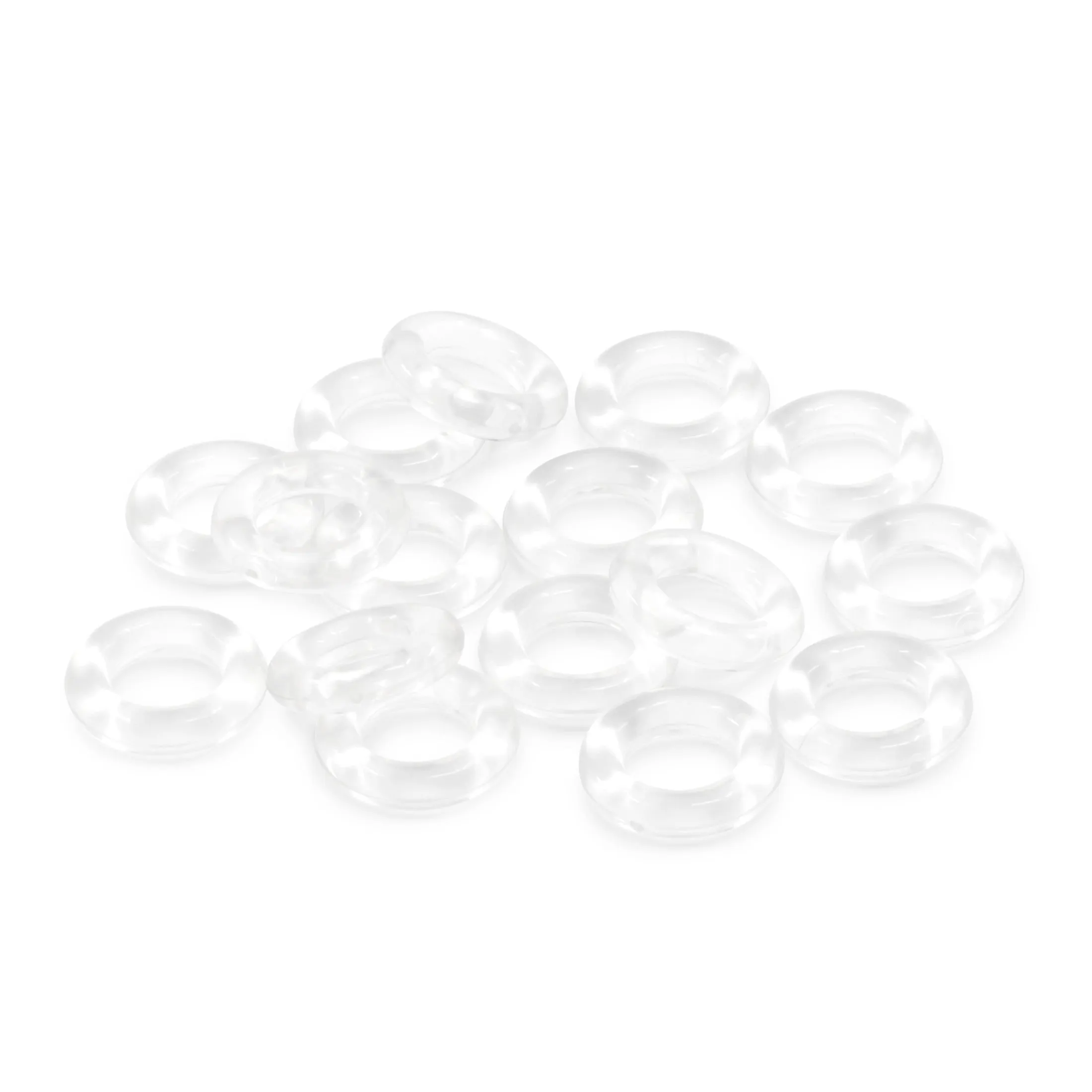 1/2" Plastic Rings, 24 pc