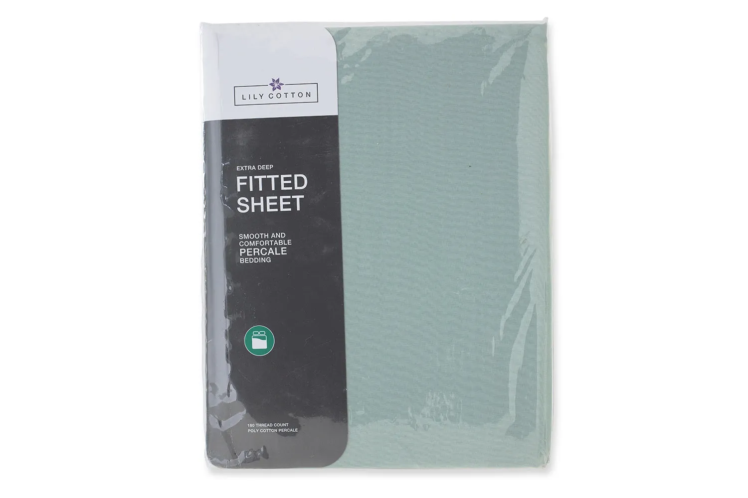 180 Thread Count Fitted Sheet | Duck Egg | King