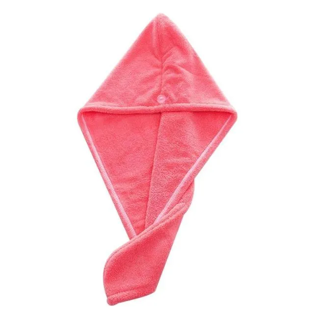 1PC Magic Microfiber Quick Drying Hair Turban