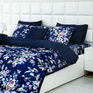 5 PCs Single Comforter Set-15184Aster