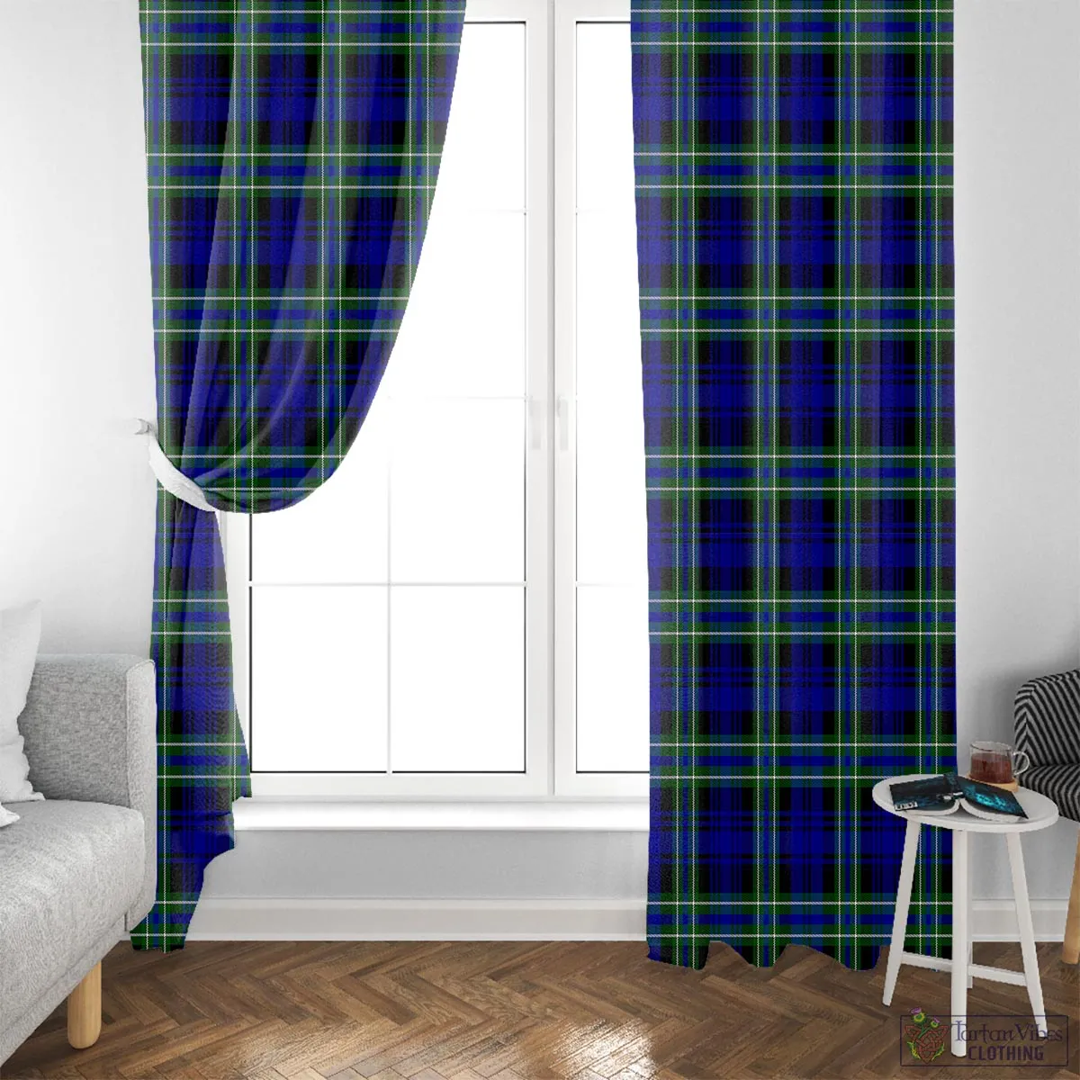 Arbuthnot Modern Tartan Window Curtain