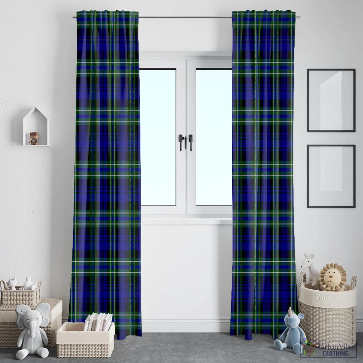 Arbuthnot Modern Tartan Window Curtain