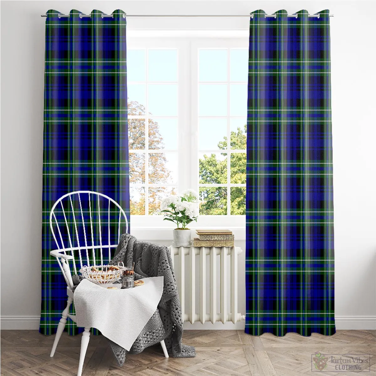 Arbuthnot Modern Tartan Window Curtain