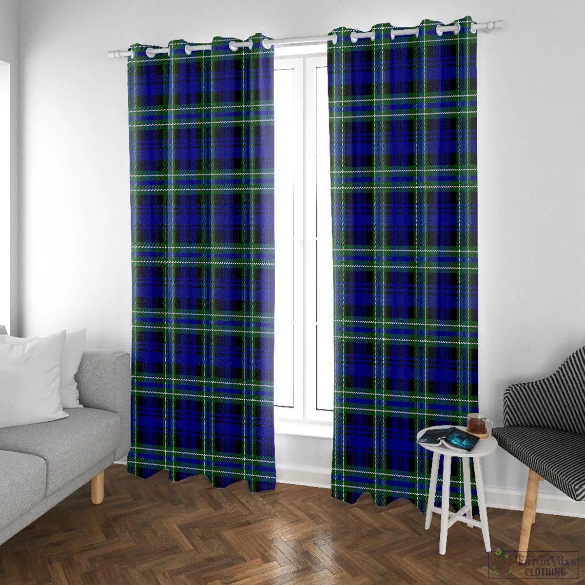 Arbuthnot Modern Tartan Window Curtain