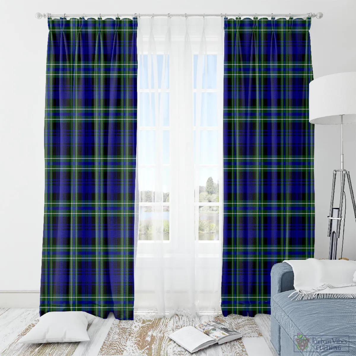 Arbuthnot Modern Tartan Window Curtain