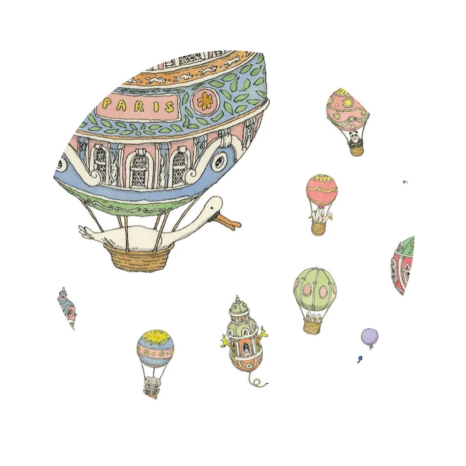 Atelier Choux Mini Towel Hot Air Balloons