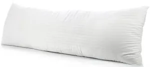 ATOOTFUSION Polyester Full Insert, Soft Body Breathable Long Side Sleeper Pillow , 20 x 54 inch, Large, White