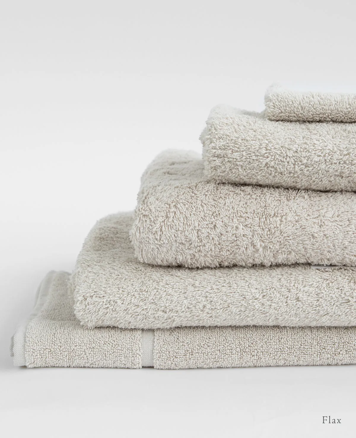 Au Lit Luxe Plush & Absorbent Towel Bundle Flax