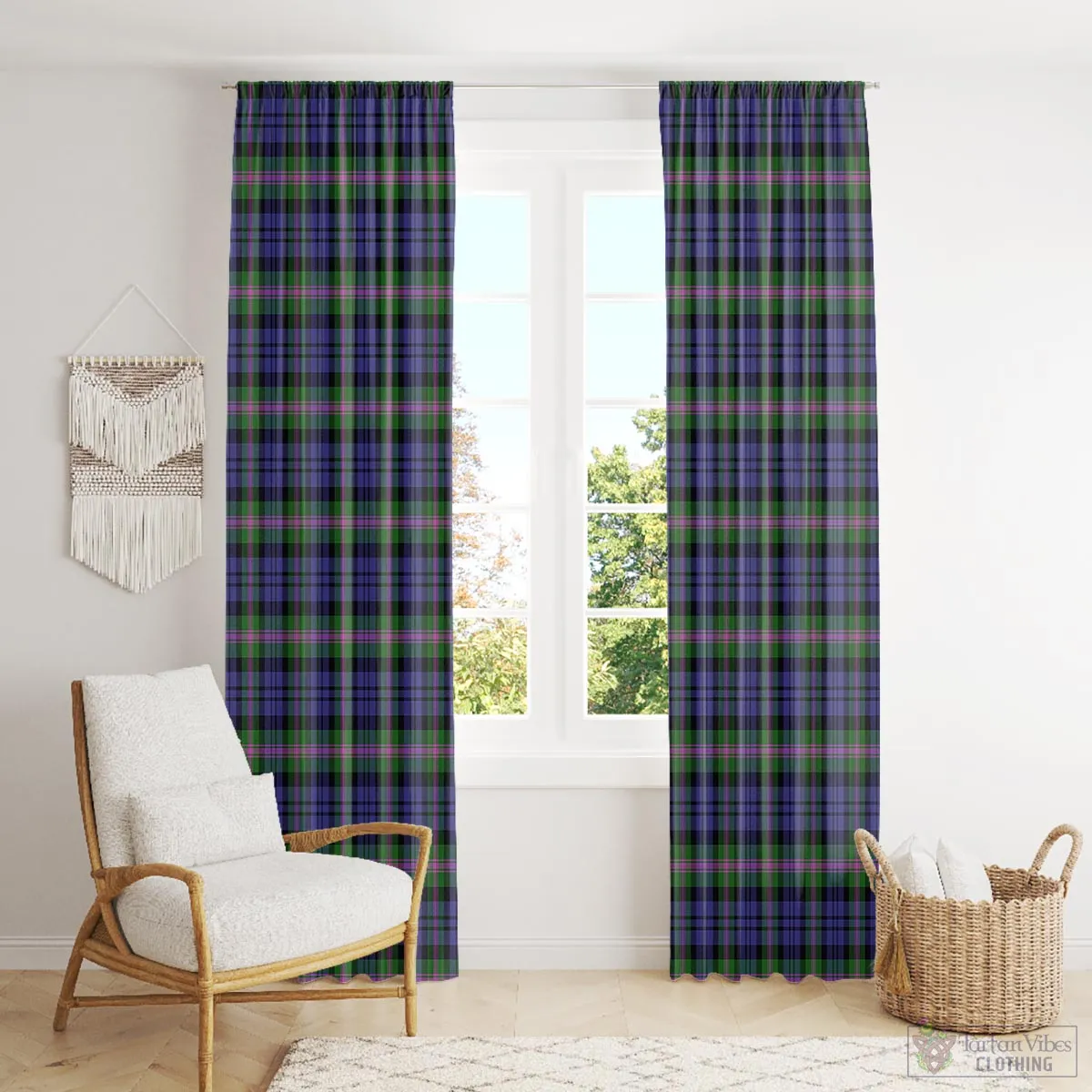 Baird Modern Tartan Window Curtain