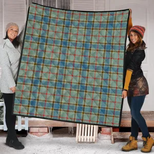 Balfour Blue Tartan Quilt