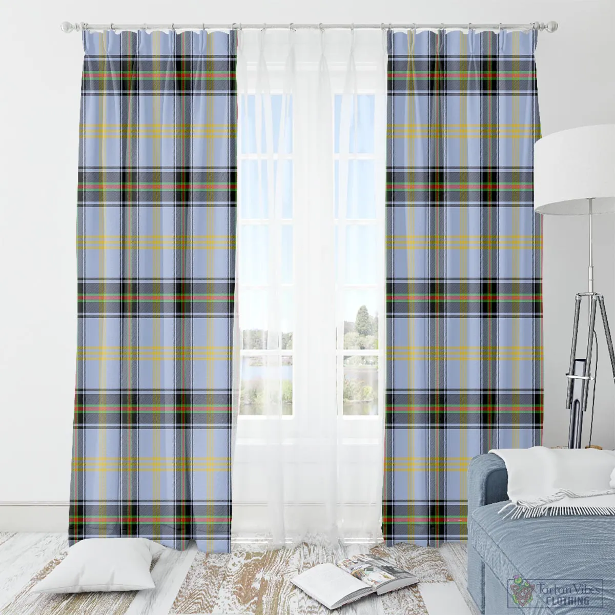 Bell Tartan Window Curtain