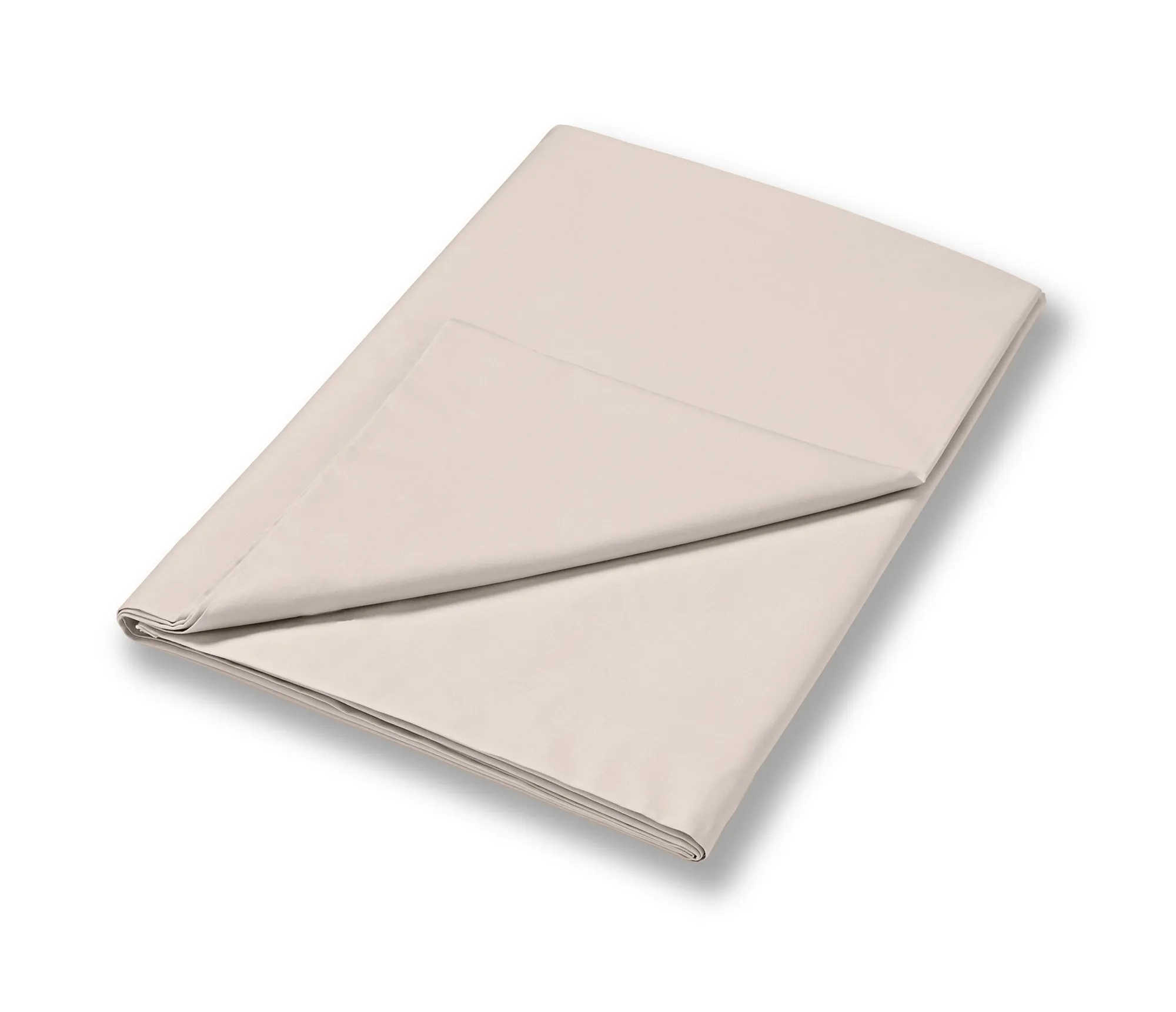 Bianca Natural 400TC 100% Cotton Sateen Flat Sheet