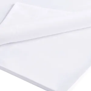 Bianca White 800TC Cotton Sateen Flat Sheet