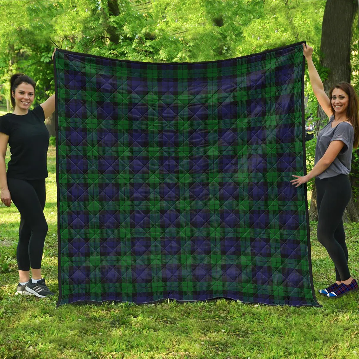 Black Watch Tartan Quilt