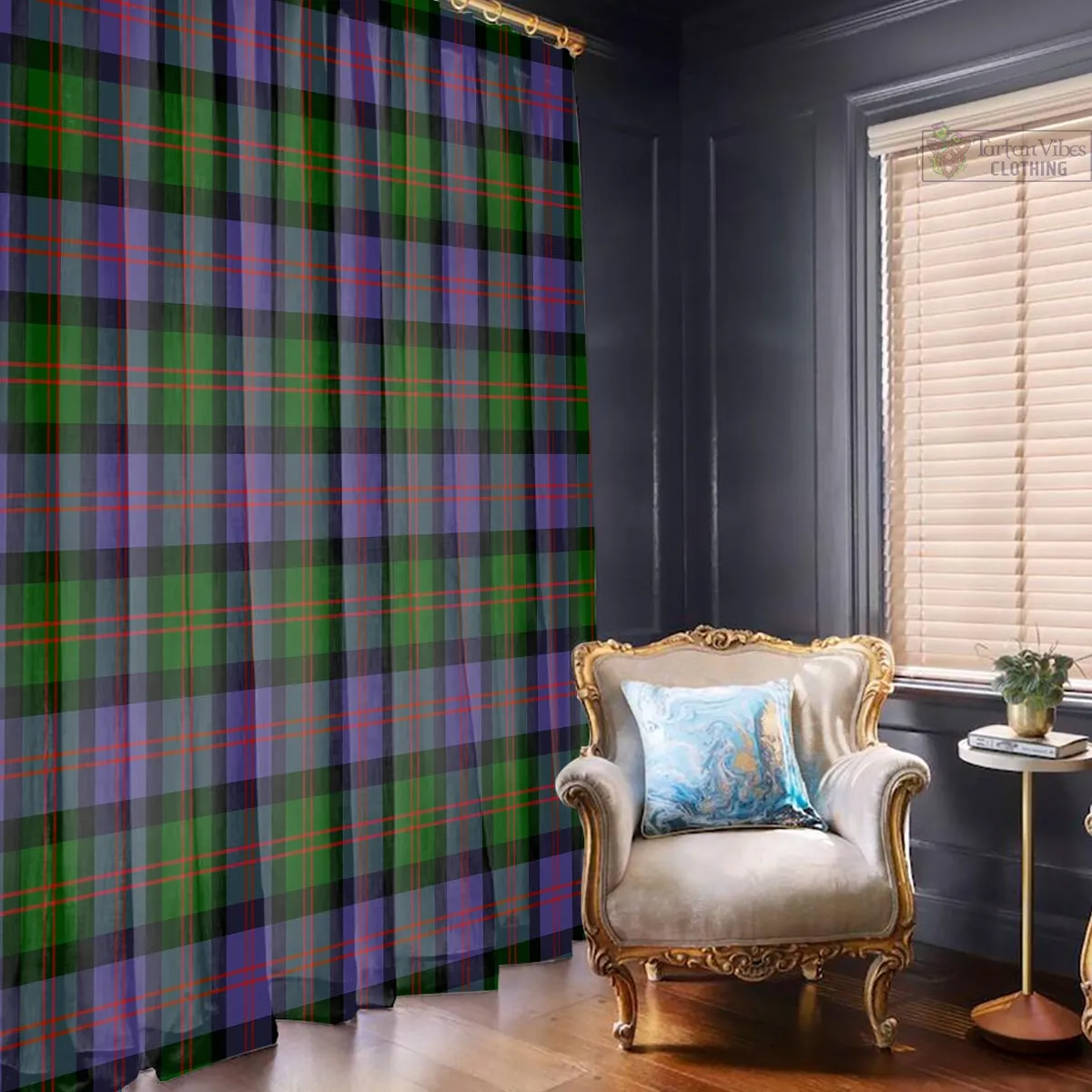 Blair Modern Tartan Window Curtain