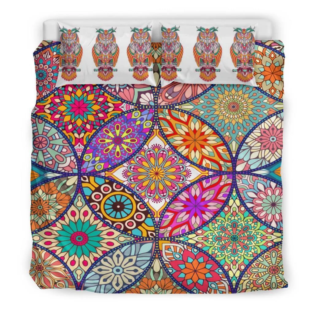 Bohemian Owl Bedding Set