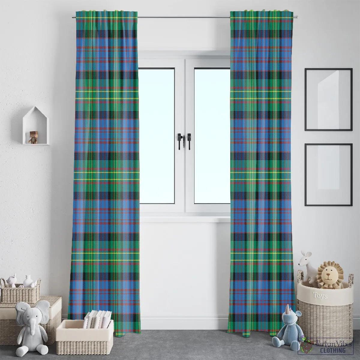 Bowie Ancient Tartan Window Curtain