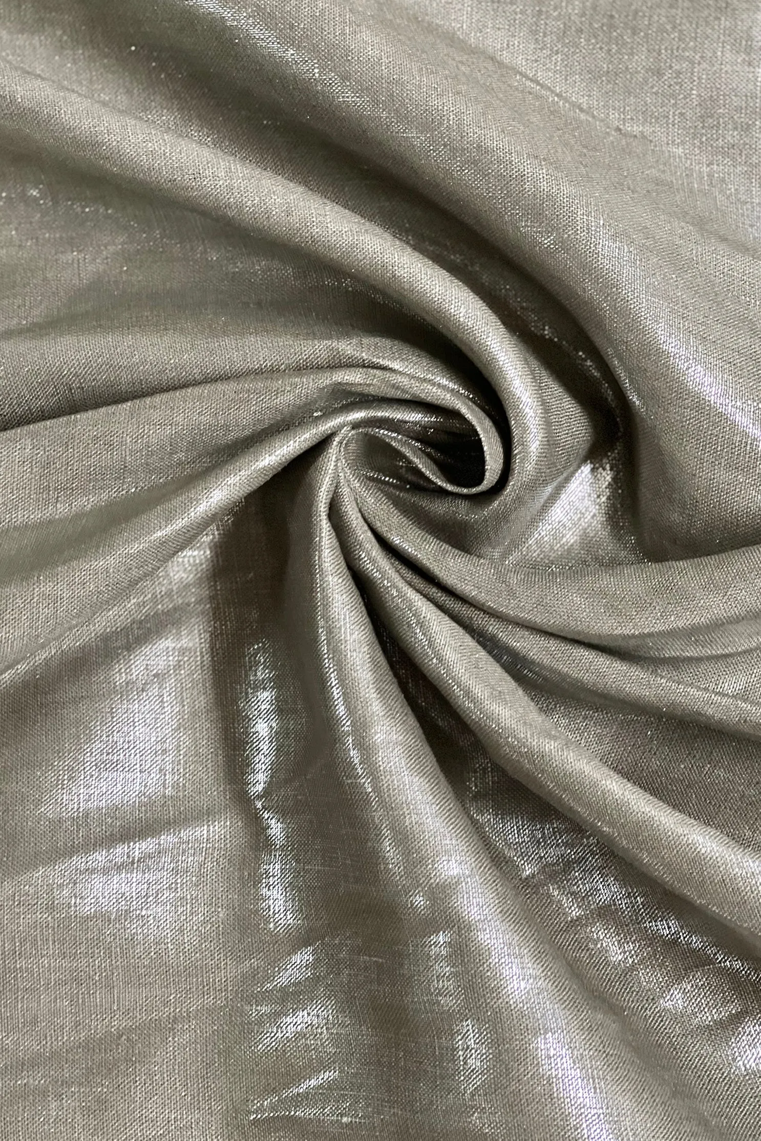 Bronze Metallic Linen