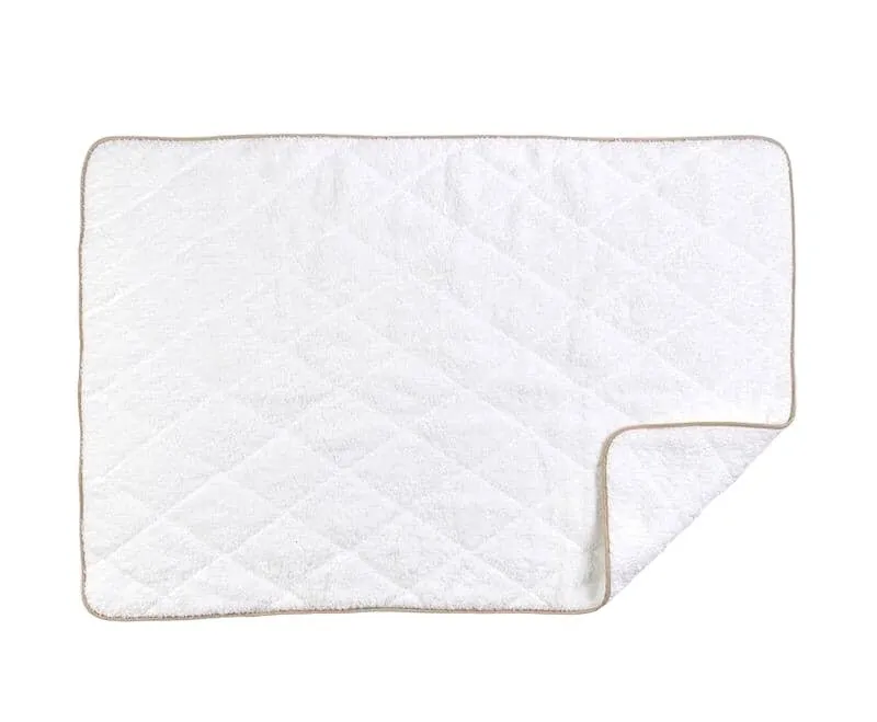 Cairo Towels in White with Linen by Matouk