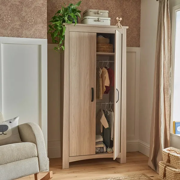 CuddleCo Isla Nursery Wardrobe - Ash