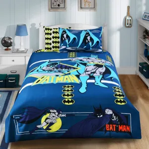 Digital Printed Junior Single Bed Sheet-Batman