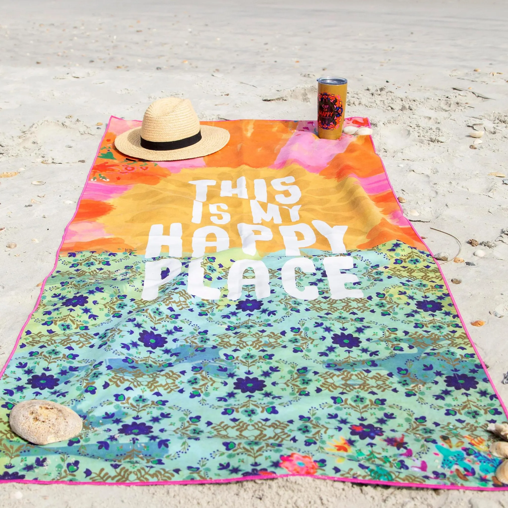 Double-Sided Microfiber Beach Towel