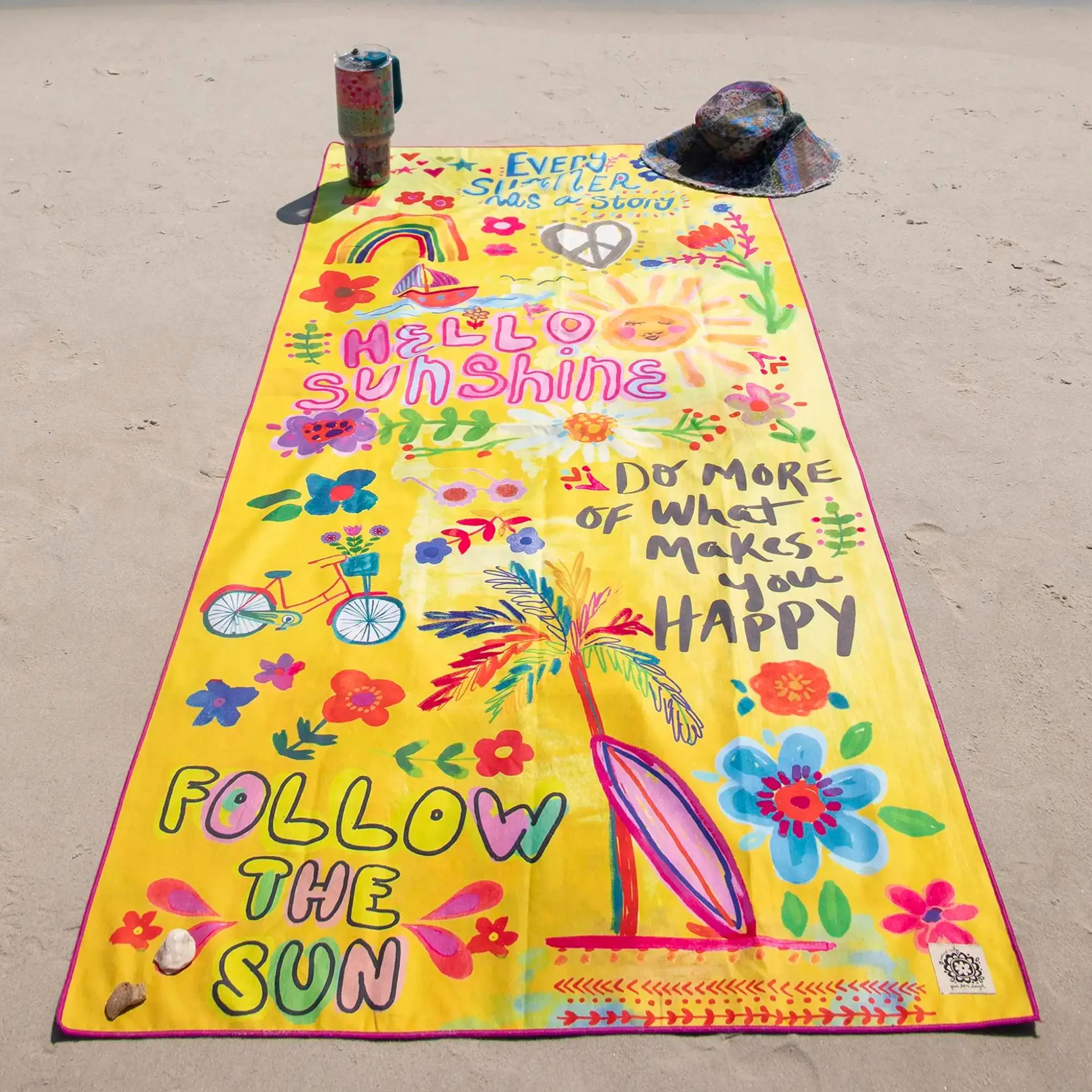 Double-Sided Microfiber Beach Towel