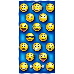 Emoji Super Soft Plush Cotton Beach Bath Pool