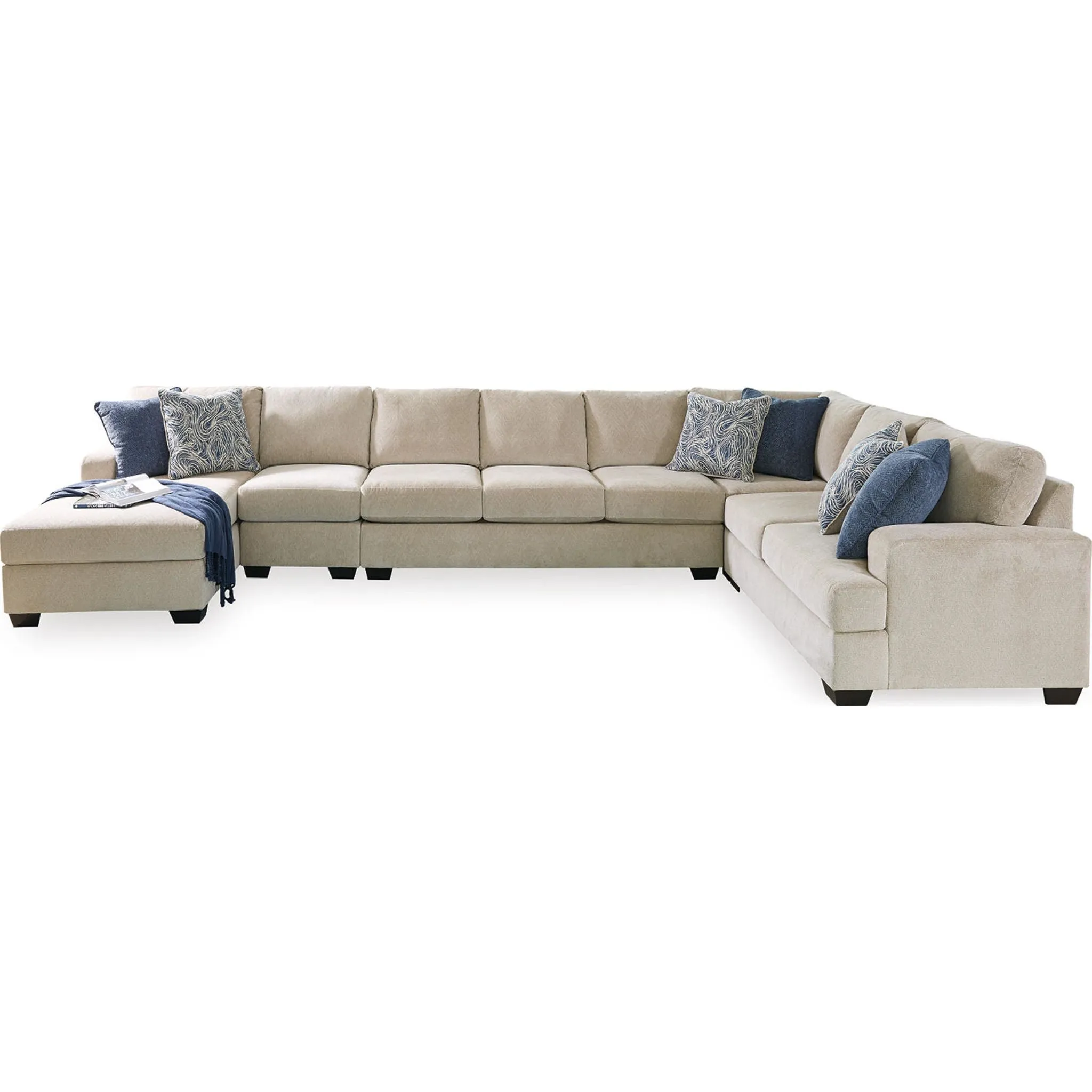 Enola-Exclusive 5 Piece Sectional with Chaise