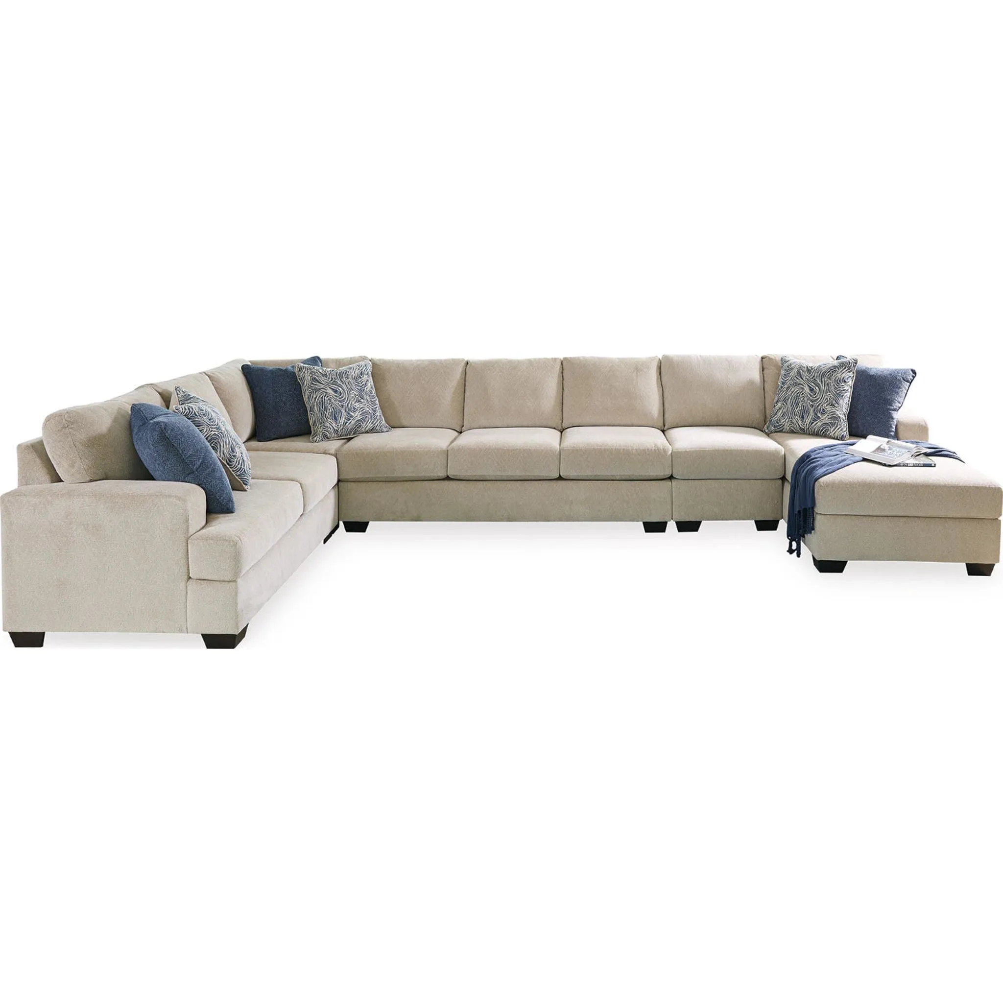 Enola-Exclusvie 5 Piece Sectional with Chaise