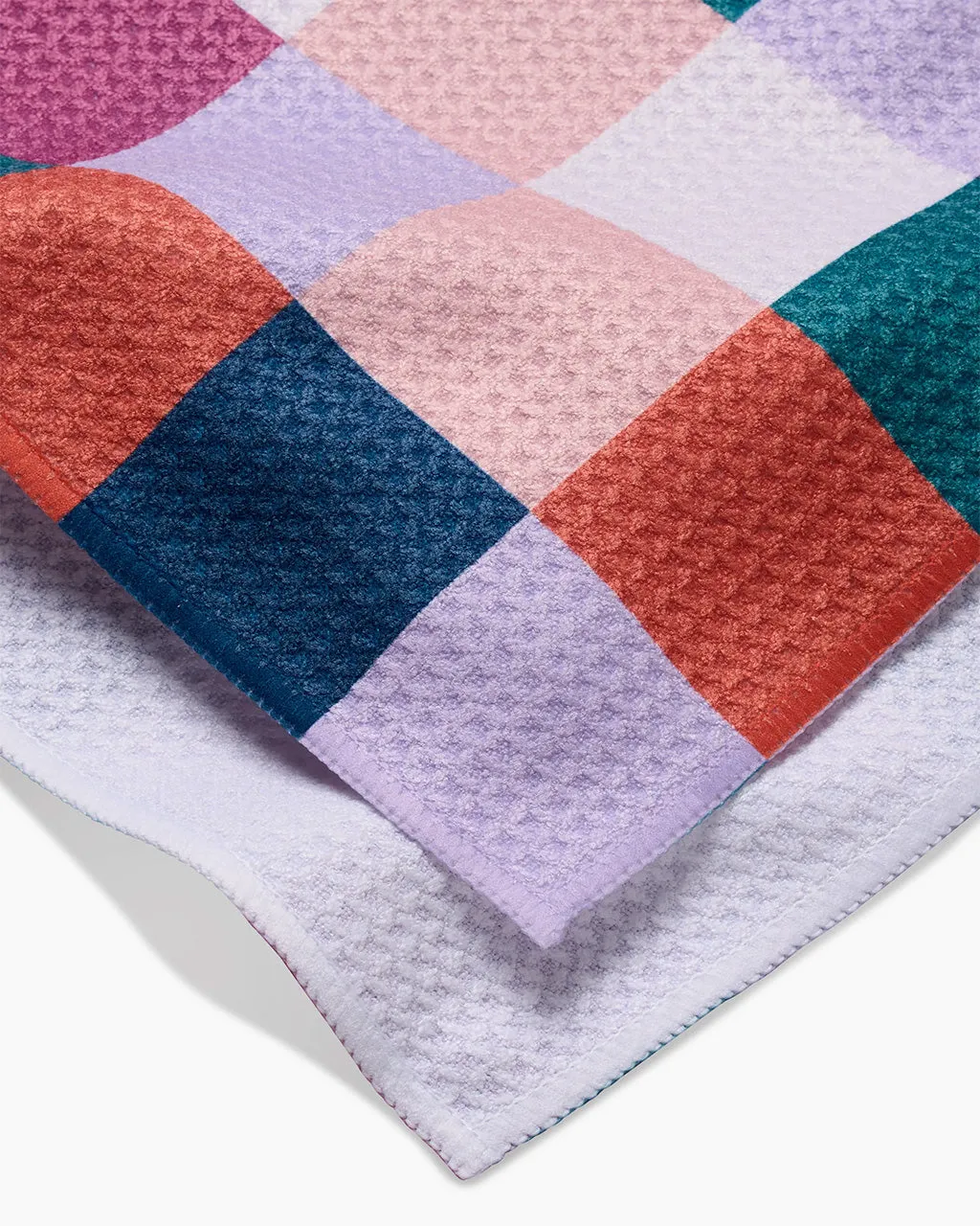 Fall Checkers Tea Towel