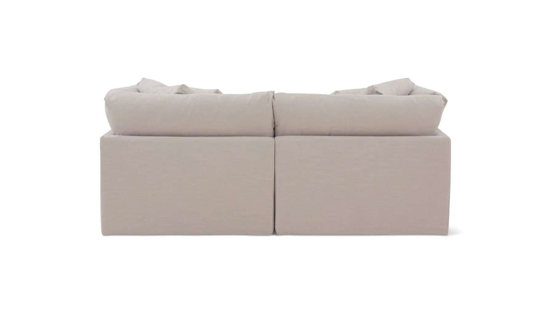 Get Together™ 2 Piece Modular Sofa, Large, Clay