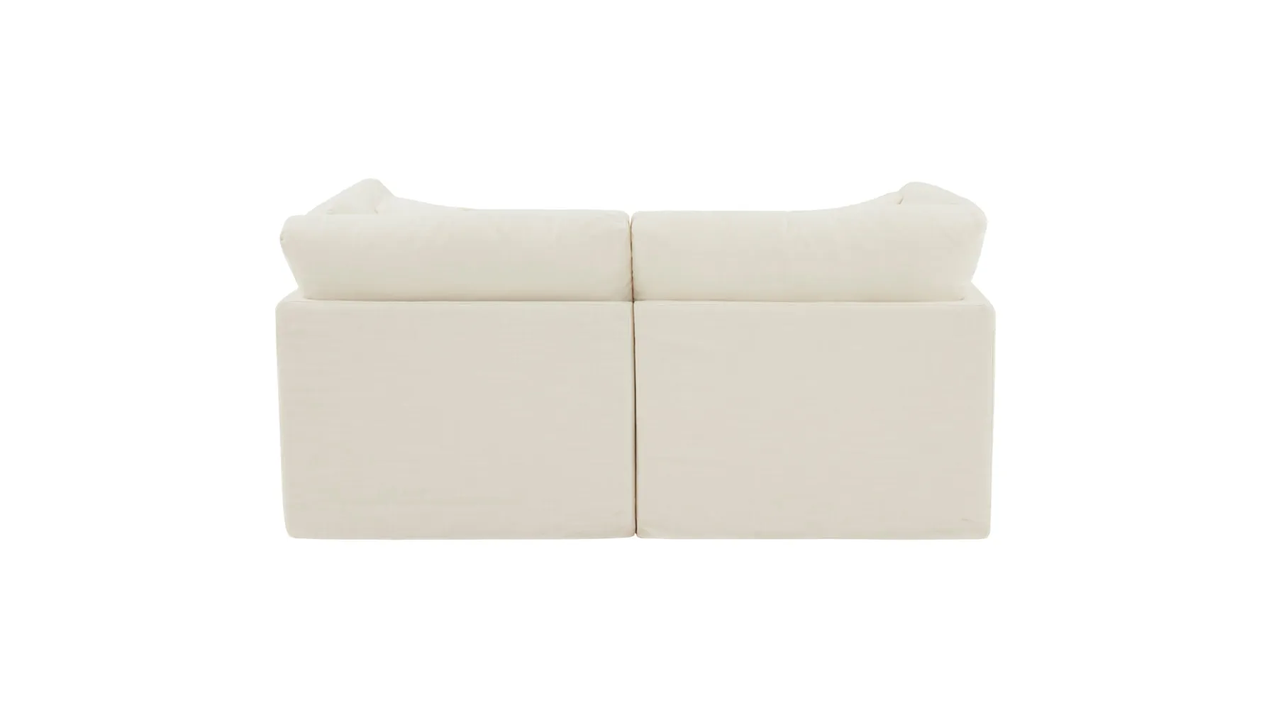 Get Together™ 2-Piece Modular Sofa, Standard, Cream Linen