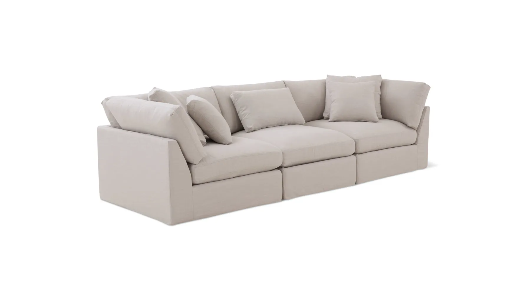 Get Together™ 3-Piece Modular Sofa, Large, Clay