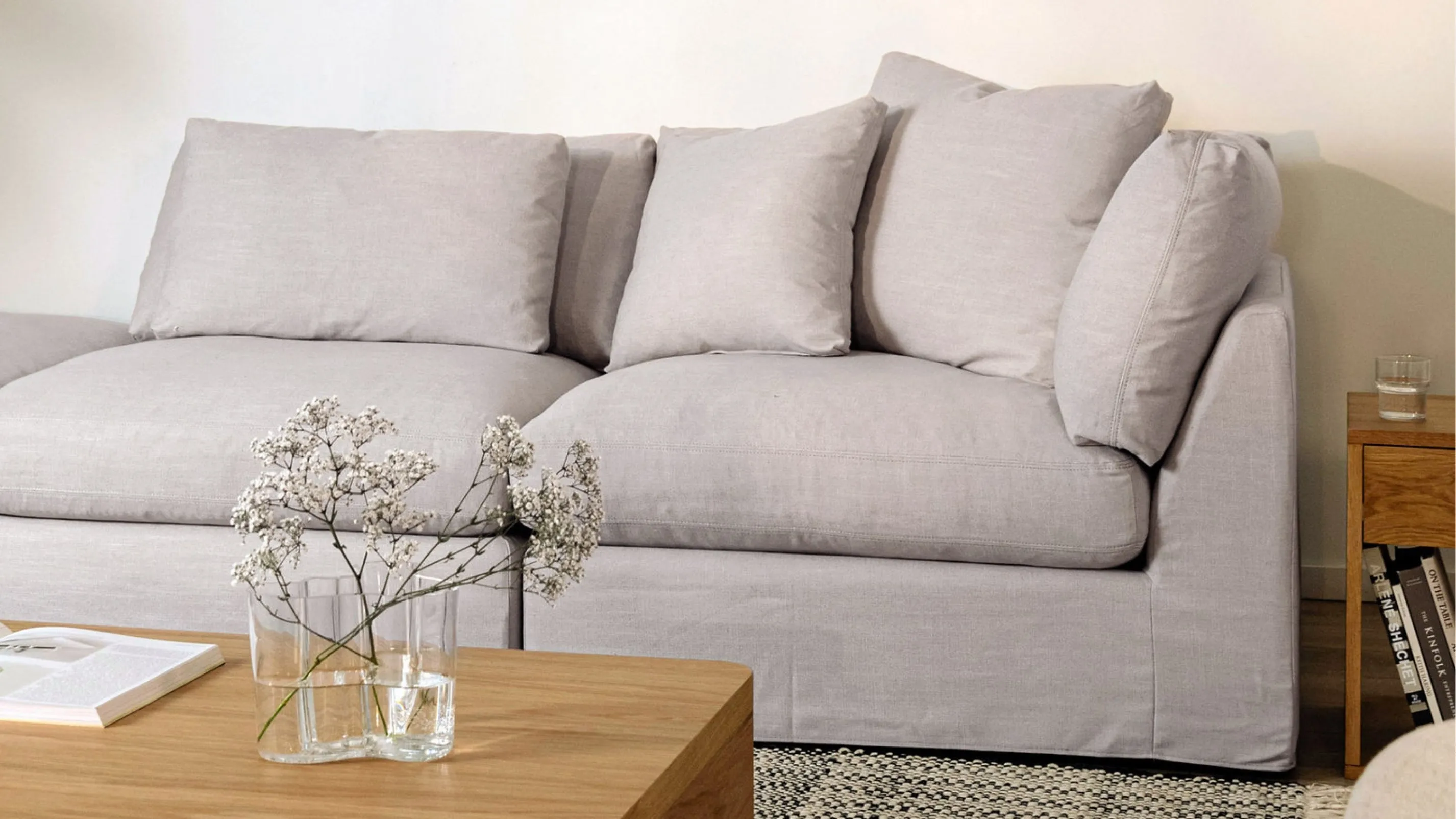 Get Together™ 3-Piece Modular Sofa, Large, Clay