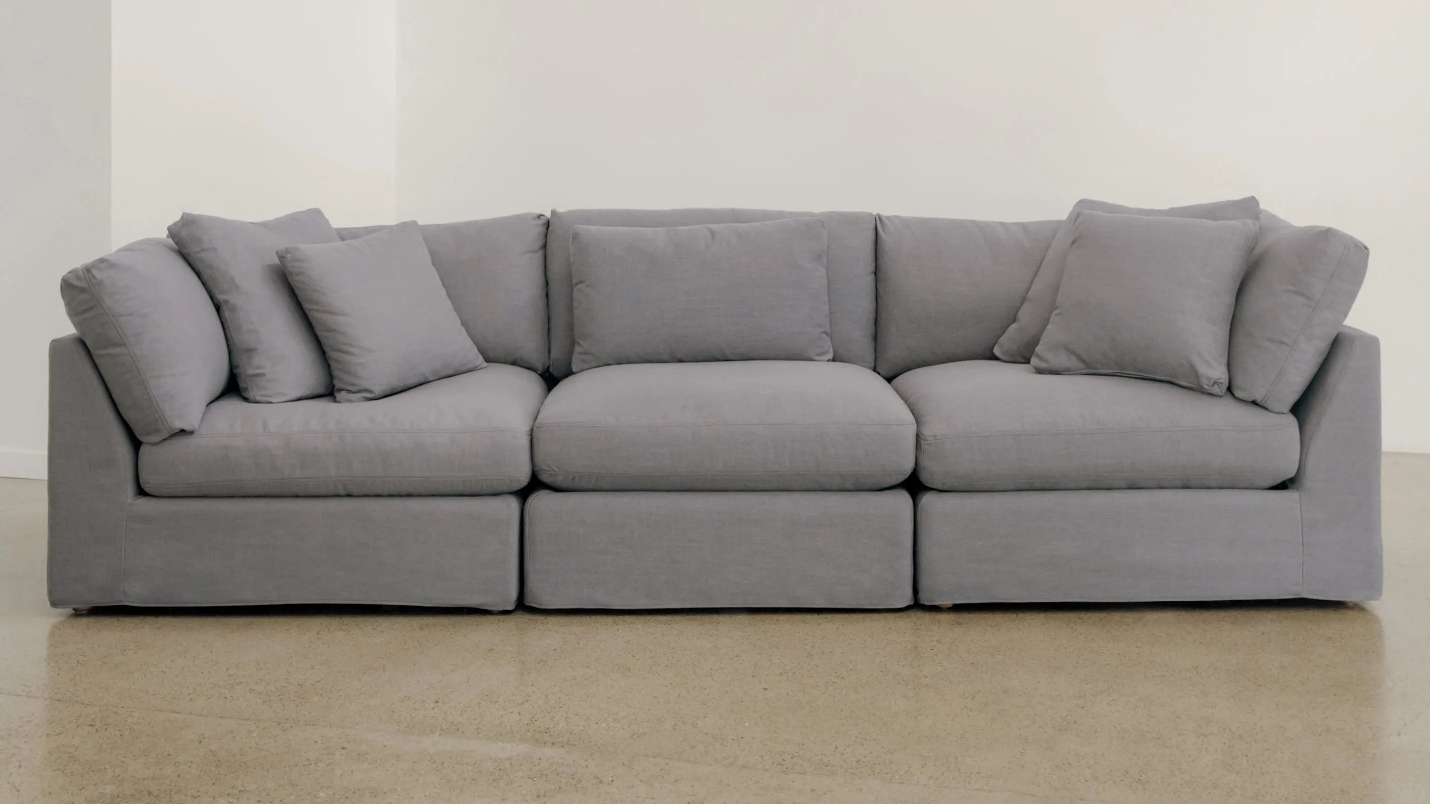 Get Together™ 3-Piece Modular Sofa, Large, Clay