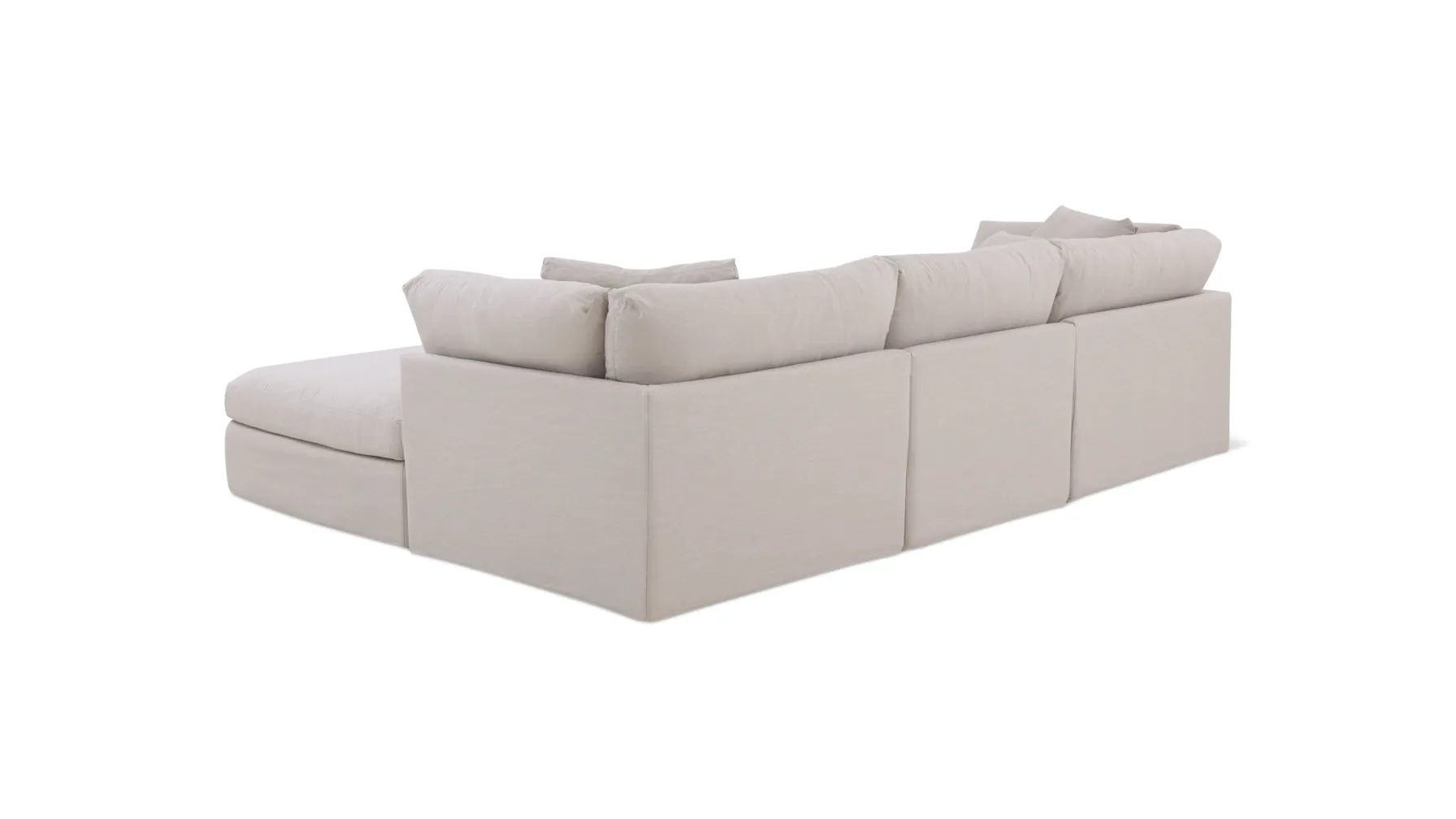 Get Together™ 4-Piece Modular Sectional, Large, Clay