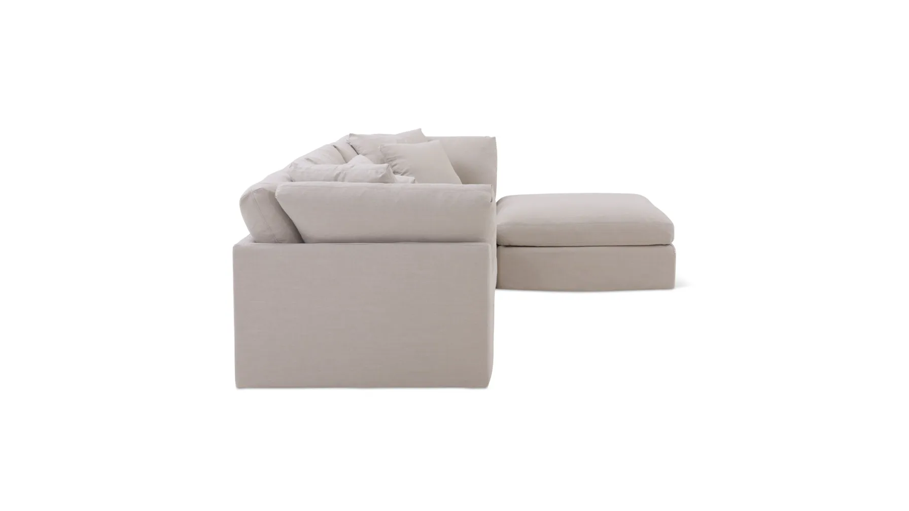 Get Together™ 4-Piece Modular Sectional, Large, Clay