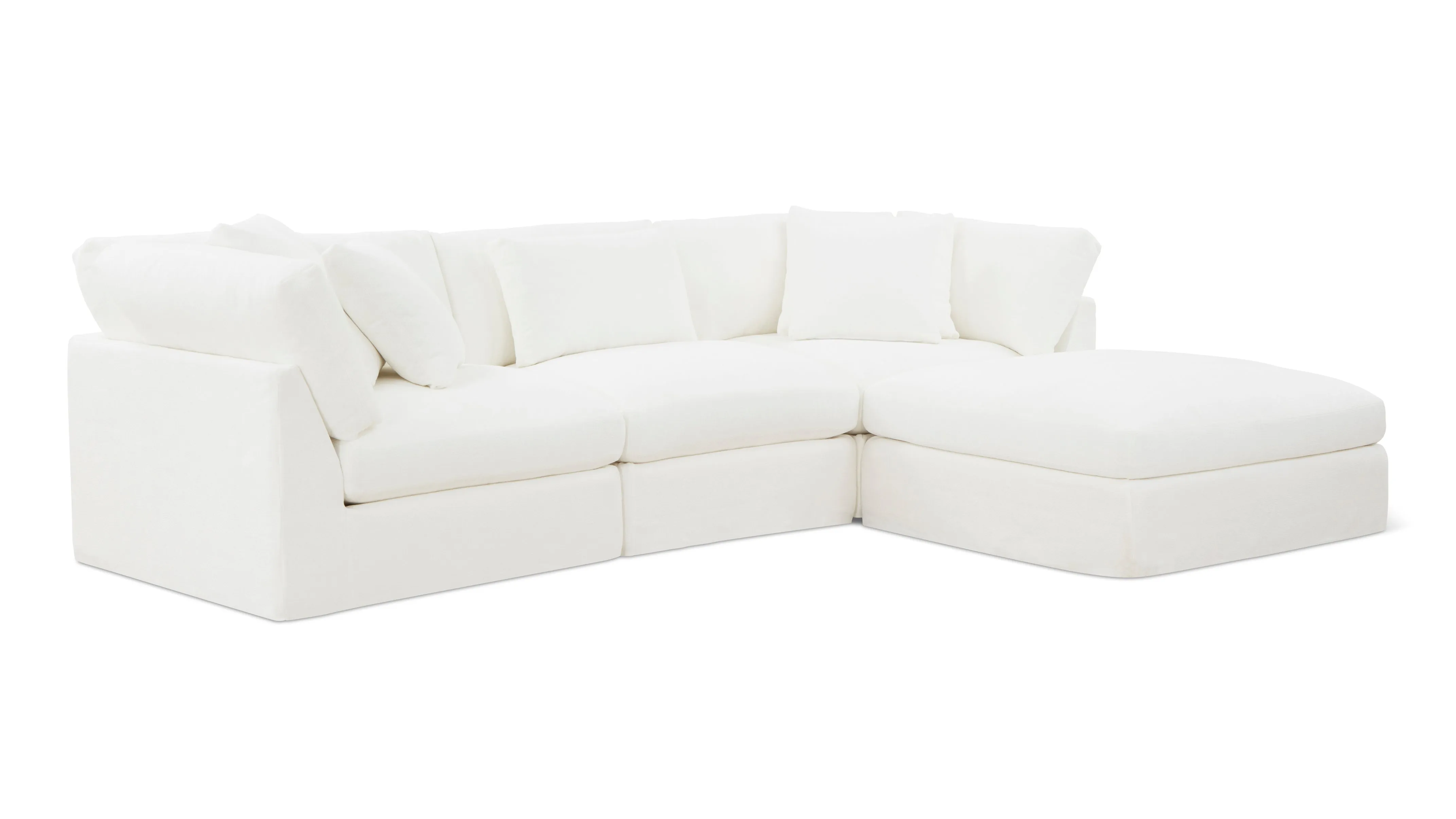 Get Together™ 4-Piece Modular Sectional, Large, Sea Salt