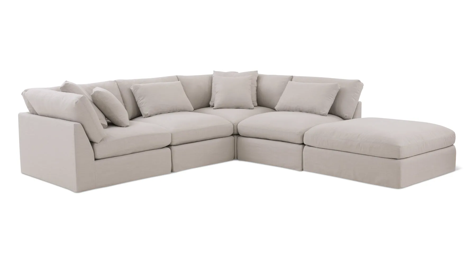 Get Together™ 5-Piece Modular Sectional, Large, Clay