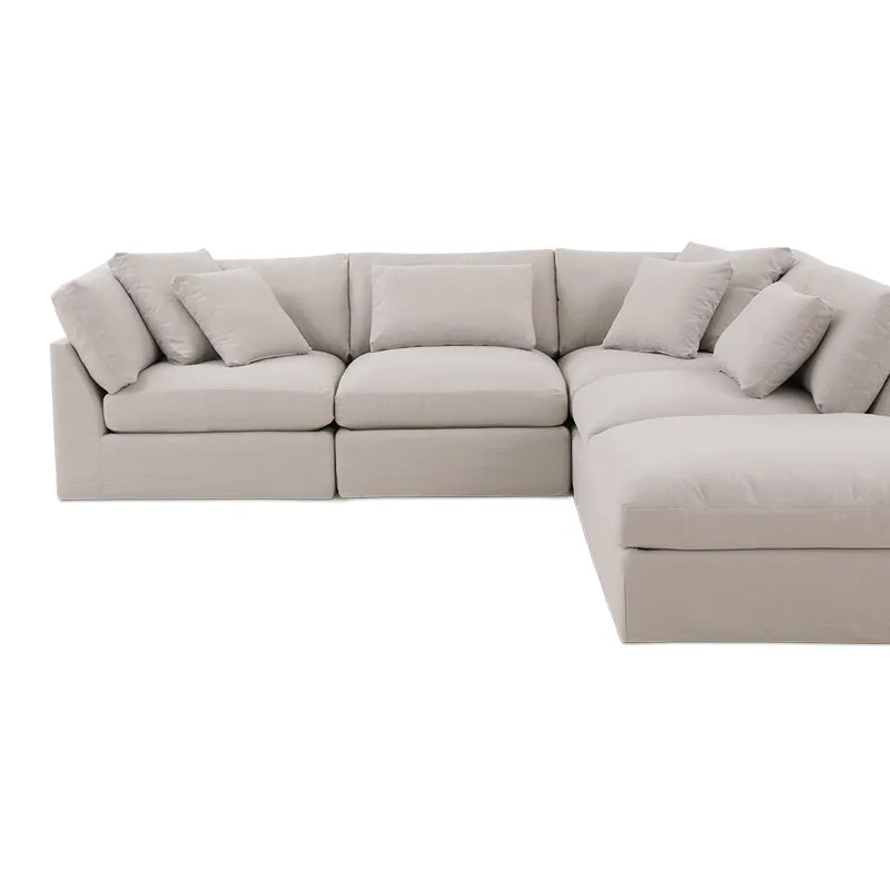 Get Together™ 5-Piece Modular Sectional, Large, Clay