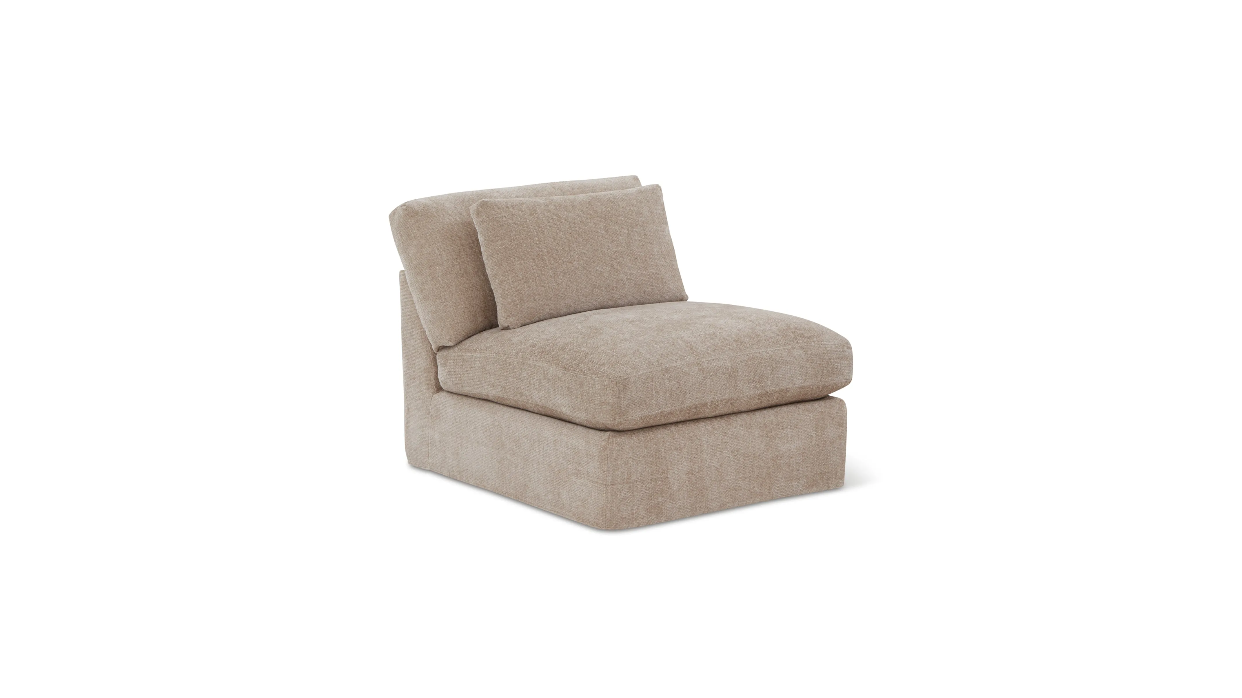 Get Together™ Armless Chair, Large, Champagne