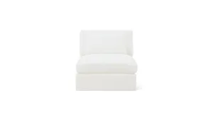 Get Together™ Armless Chair, Large, Sea Salt