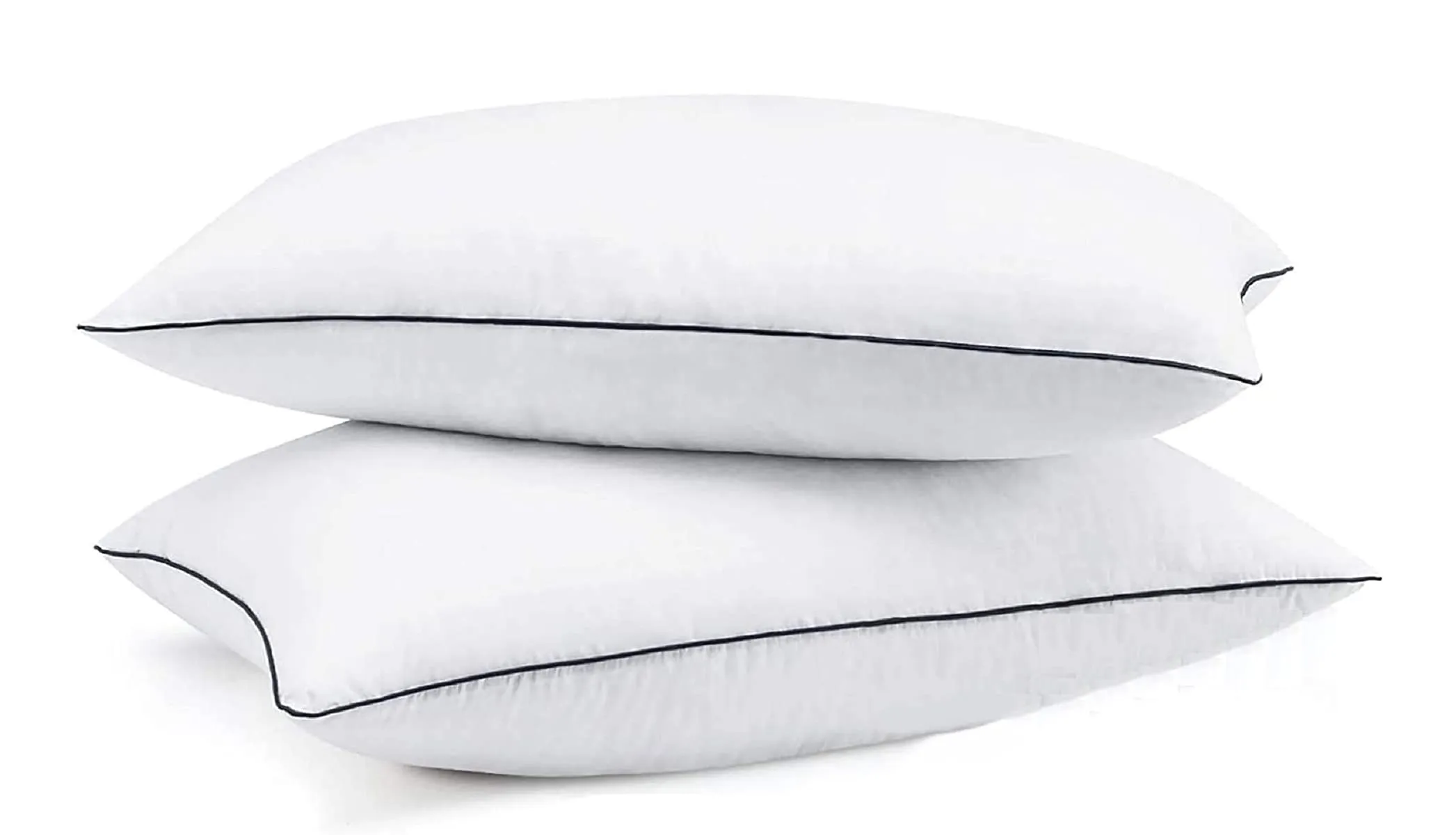 Habitat Bed Leilani Pillows for Sleeping Queen Size Pillow 20 x 30 Inch Set of 2, Hollow conjugated Pillow Home & Hotel Collection Fluffy Pillows Soft and Firm Down Alternative Fill, 2 Pack