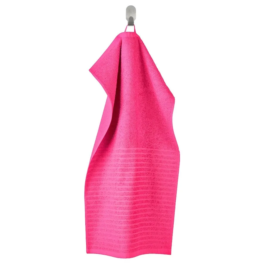 Ikea Vågsjön towel, pink, 40x70 cm