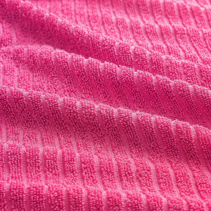 Ikea Vågsjön towel, pink, 40x70 cm