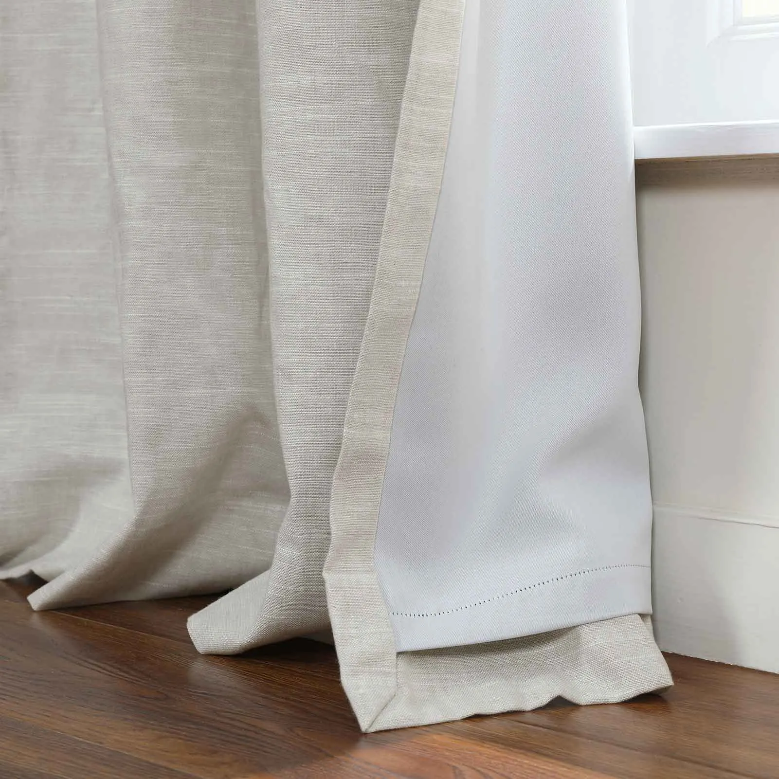 Jawara Luxury Linen Cotton Curtain Pleated