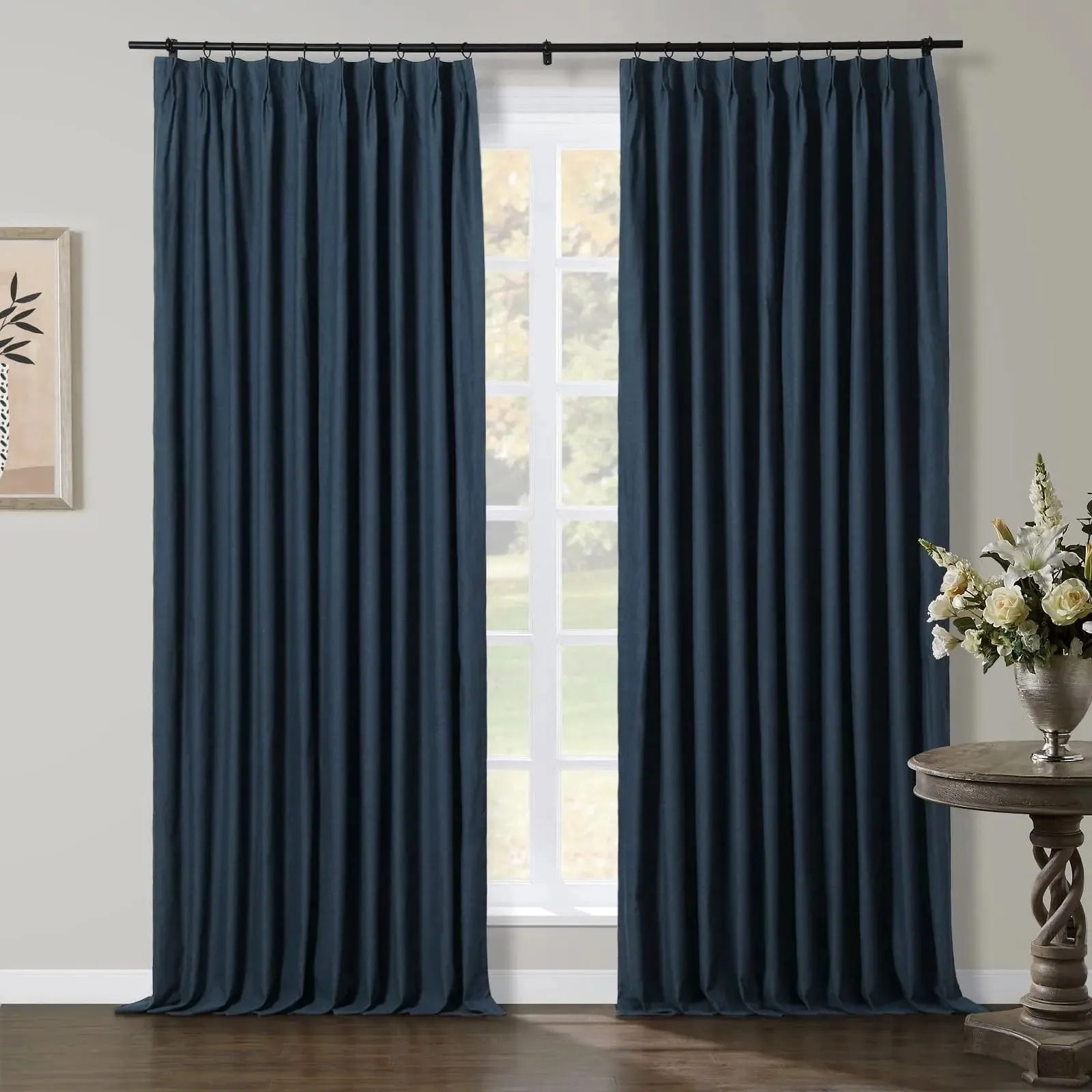 Jawara Luxury Linen Cotton Curtain Pleated