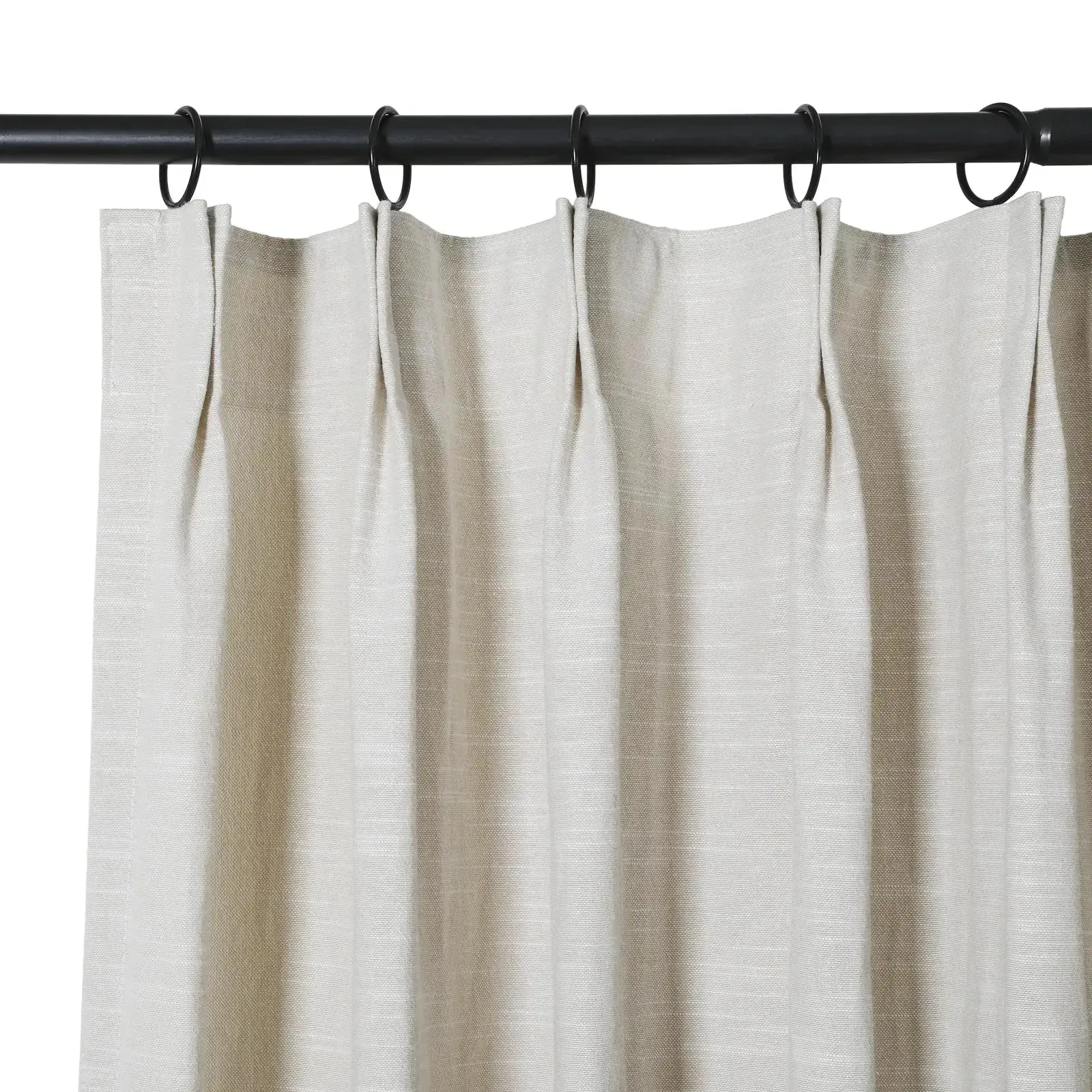 Jawara Luxury Linen Cotton Curtain Pleated