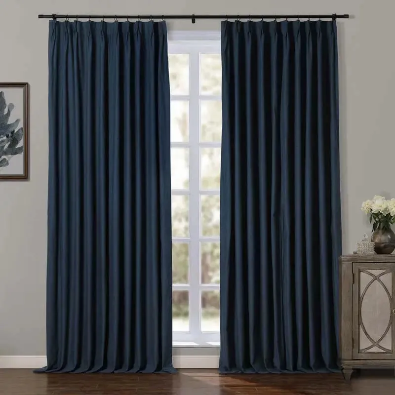 Jawara Luxury Linen Cotton Curtain Pleated